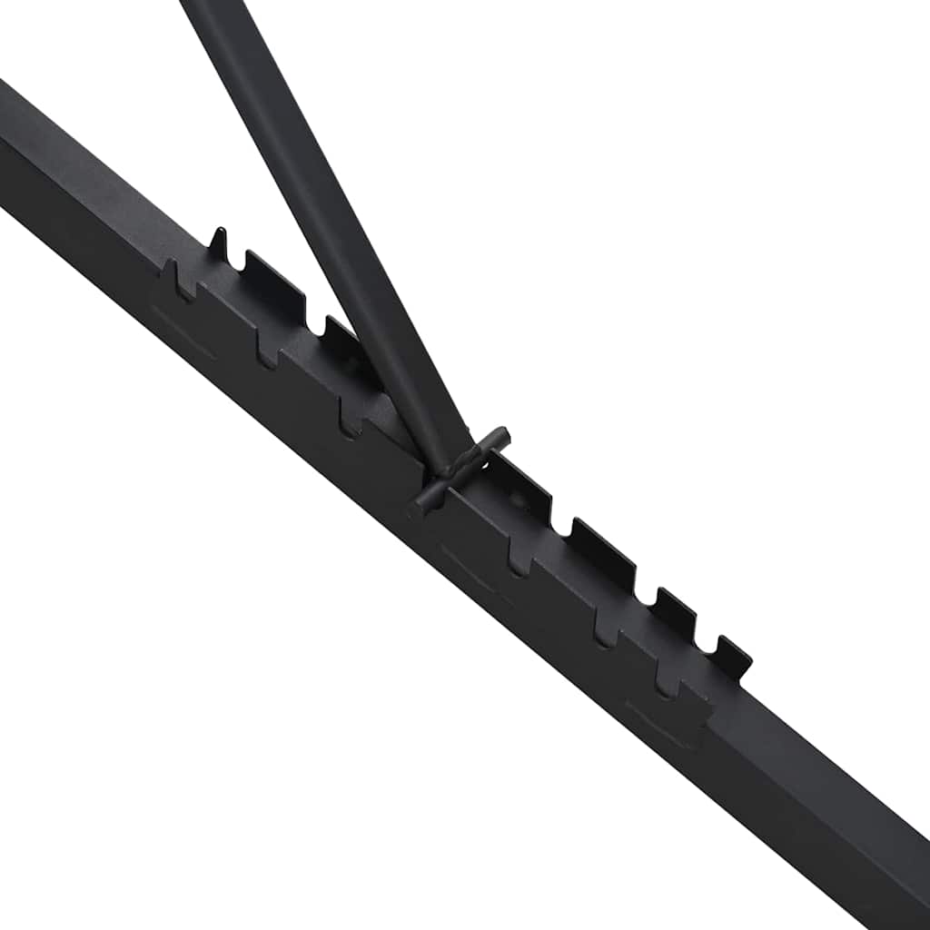 vidaXL Gewichtsbank Schwarz 131 x 41 x 110 cm Stahl - Image 5