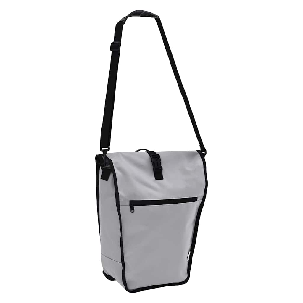 vidaXL Fahrradtasche Grau 34 x 16 x 59 cm Polyester - Image 5