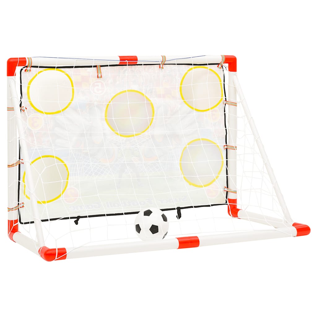 vidaXL Fußballtor-Set mit Torwand 120x51x77,5 cm - Image 6