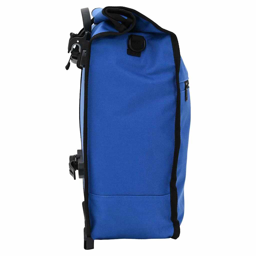 vidaXL Fahrradtasche Blau 34 x 16 x 59 cm Polyester - Image 4