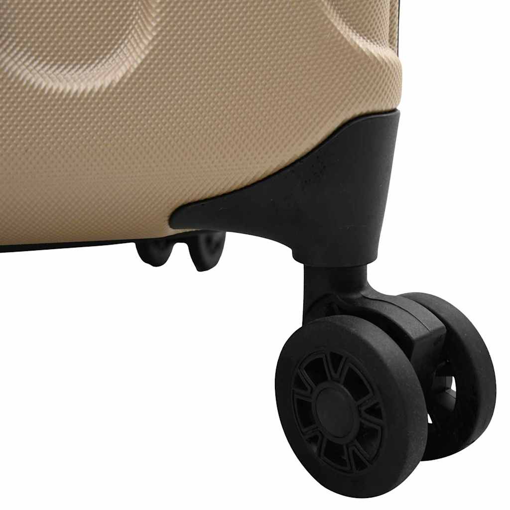 vidaXL Koffer mit Schloss Champagner 34 x 23 x 55,5 cm ABS Kunststoff - Image 6