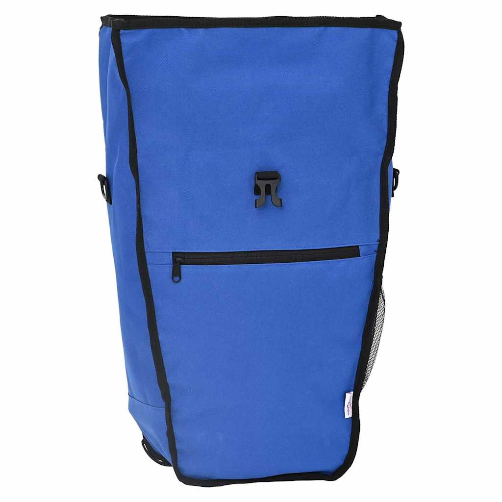 vidaXL Fahrradtasche Blau 34 x 16 x 59 cm Polyester - Image 5