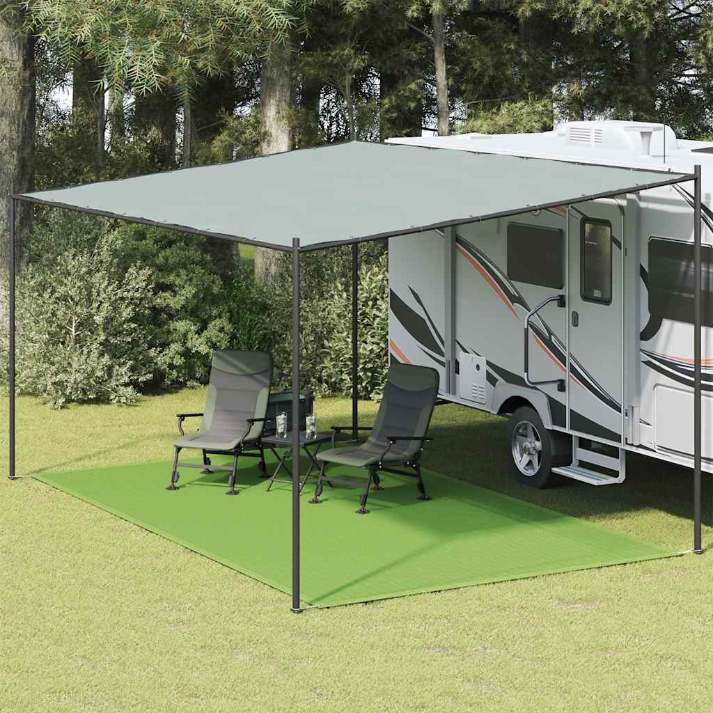 vidaXL Zeltteppich Hellgrün 300x600 cm HDPE