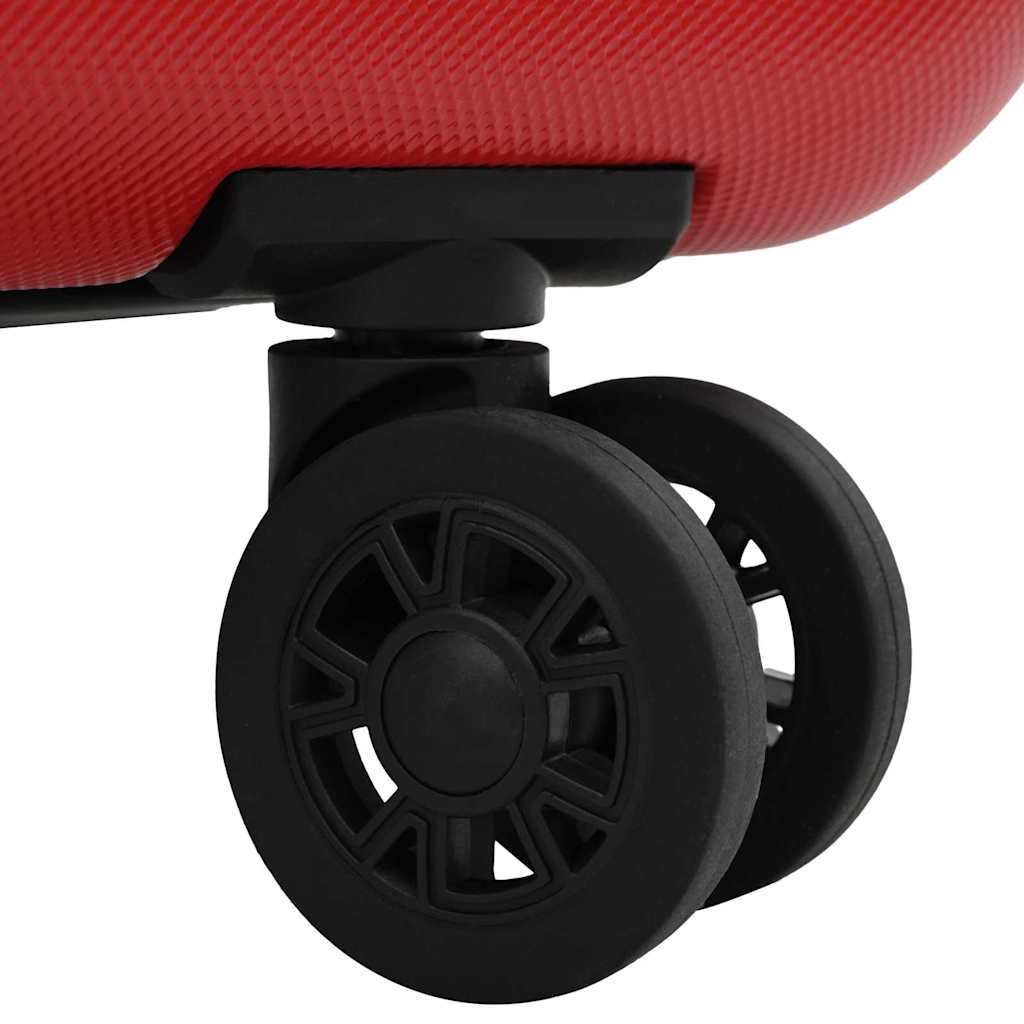 vidaXL Koffer mit Schloss Rot 43 x 27 x 66 cm ABS Kunststoff - Image 6