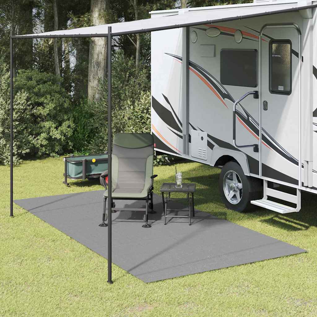 vidaXL Zeltteppich Anthrazit 400 x 350 cm Polyester