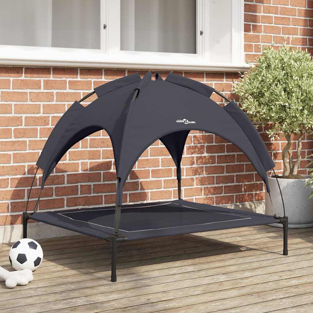 vidaXL Hundebett Schwarz l Stahl