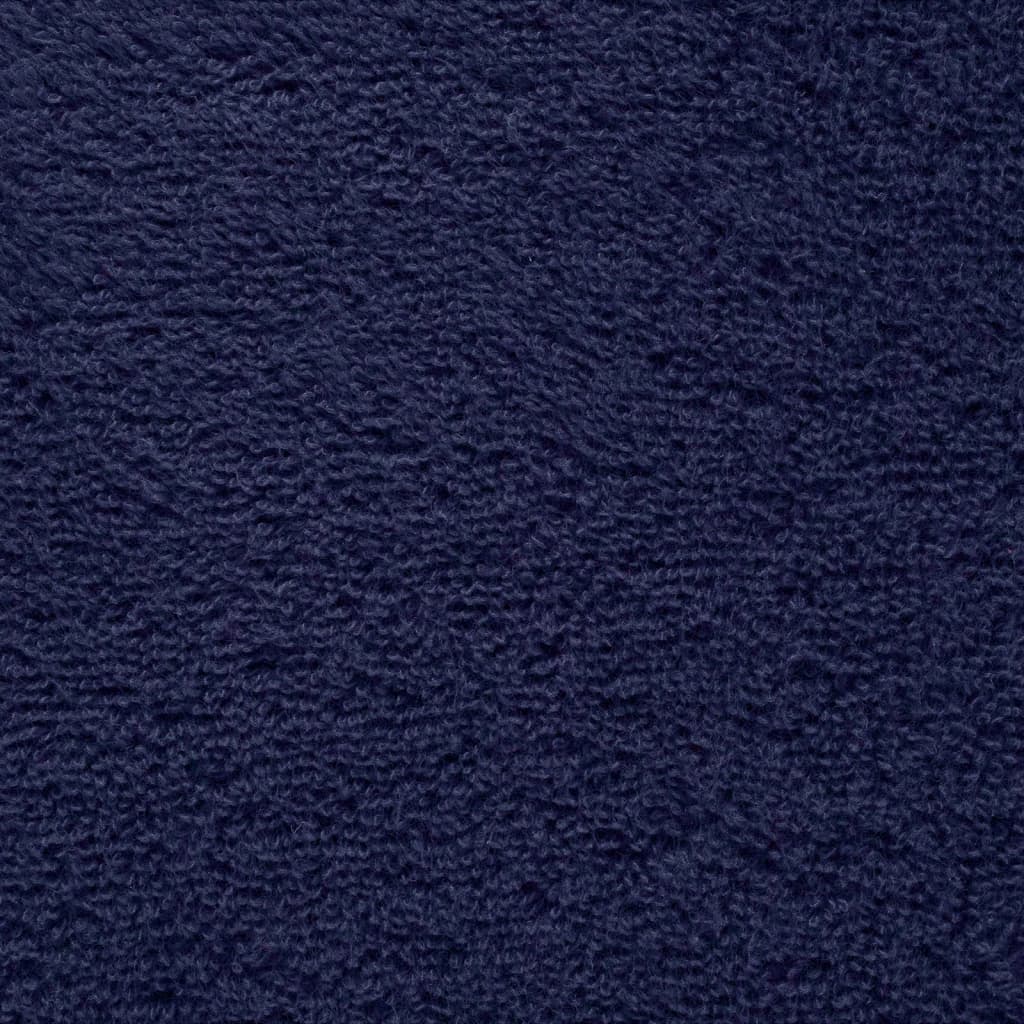 vidaXL Premium-Gästetücher SOLUND 2 Stk. Marineblau 30x50 cm 600 g/m² - Image 5