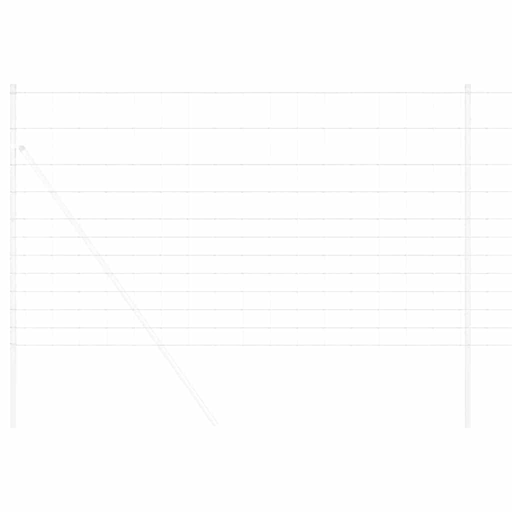 vidaXL Wildzaun Grau 1.4 x 10 m Stahl - Image 3