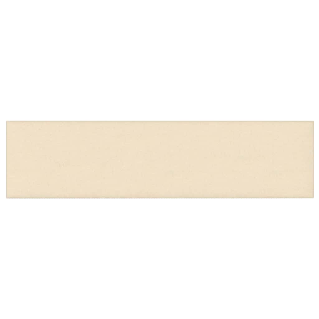 vidaXL Wandpaneele 12 Stk. Creme 60x15 cm Stoff 1,08 m² - Image 3