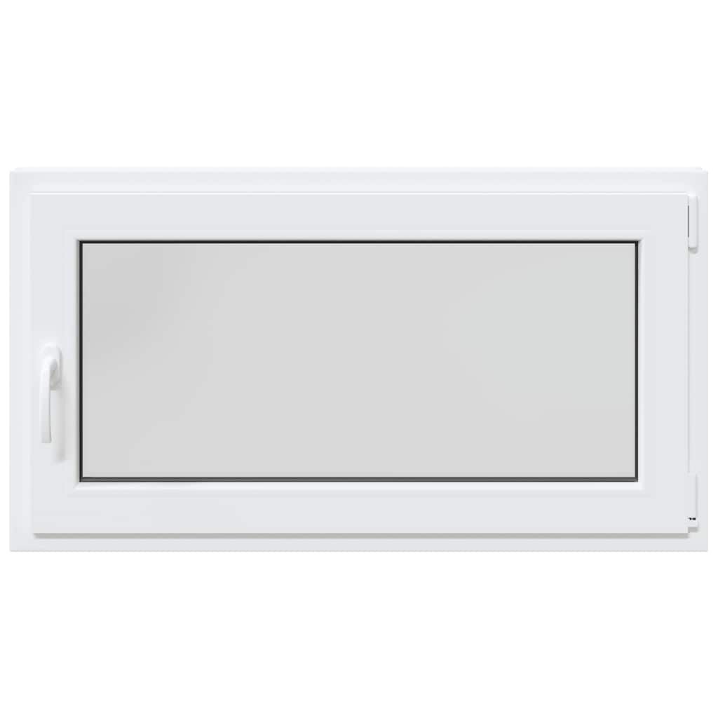 vidaXL Kellerfenster RISOR 110x50 cm Dreh Kipp DIN Rechts Weiß - Image 5