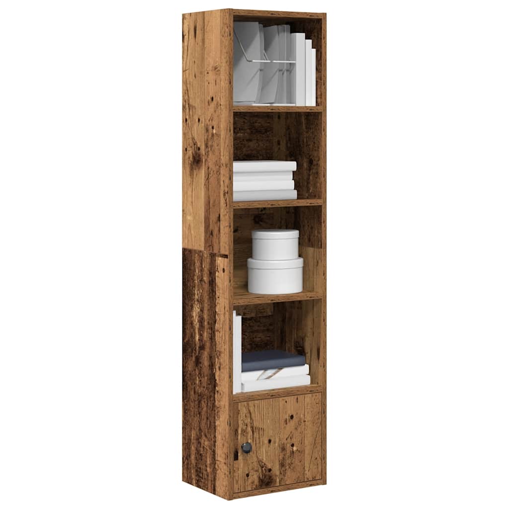 vidaXL Bücherregal Altholz-Optik 31x24x127 cm Holzwerkstoff