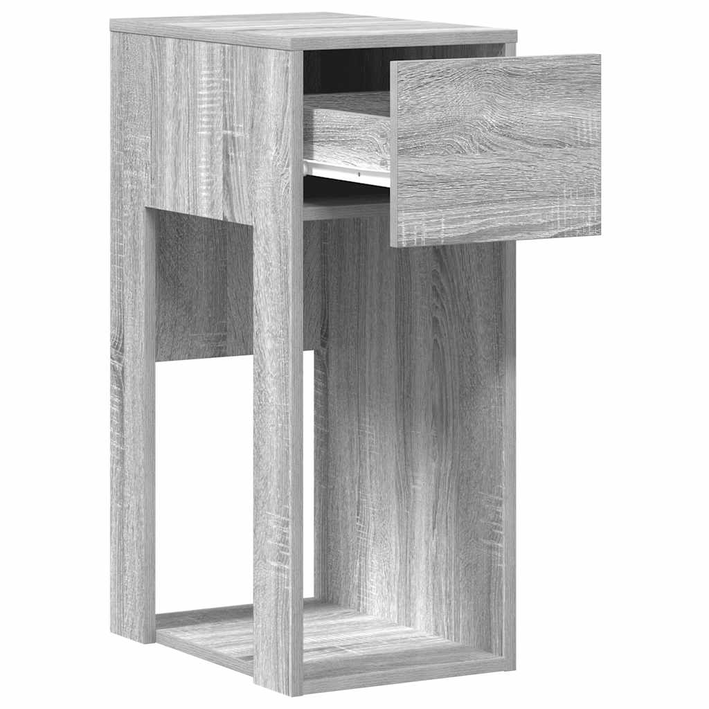 vidaXL Computerschrank mit Schublade Grau Sonoma 30x44x74 cm - Image 4