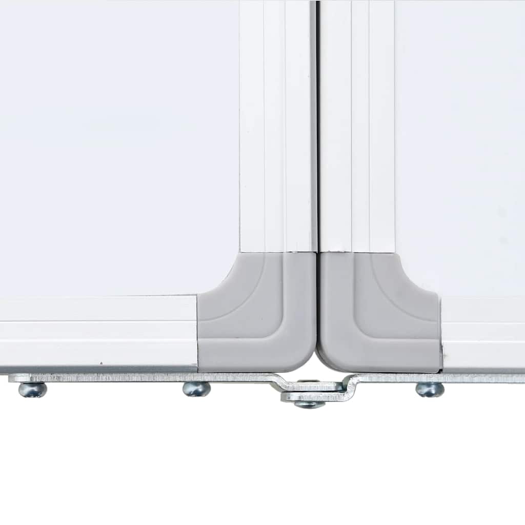 vidaXL Magnetisches Whiteboard Klappbar 160x40x1,7 cm Aluminium - Image 6