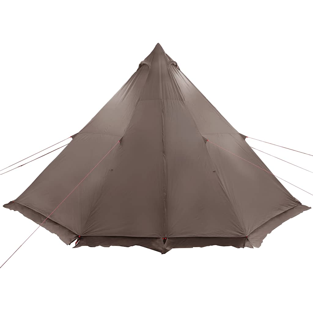 vidaXL Tipi-Familienzelt 8 Personen Braun Wasserdicht - Image 5