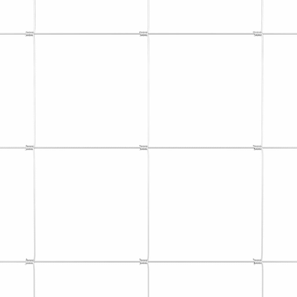 vidaXL Wildzaun Grau 1.5 x 10 m Stahl - Image 6