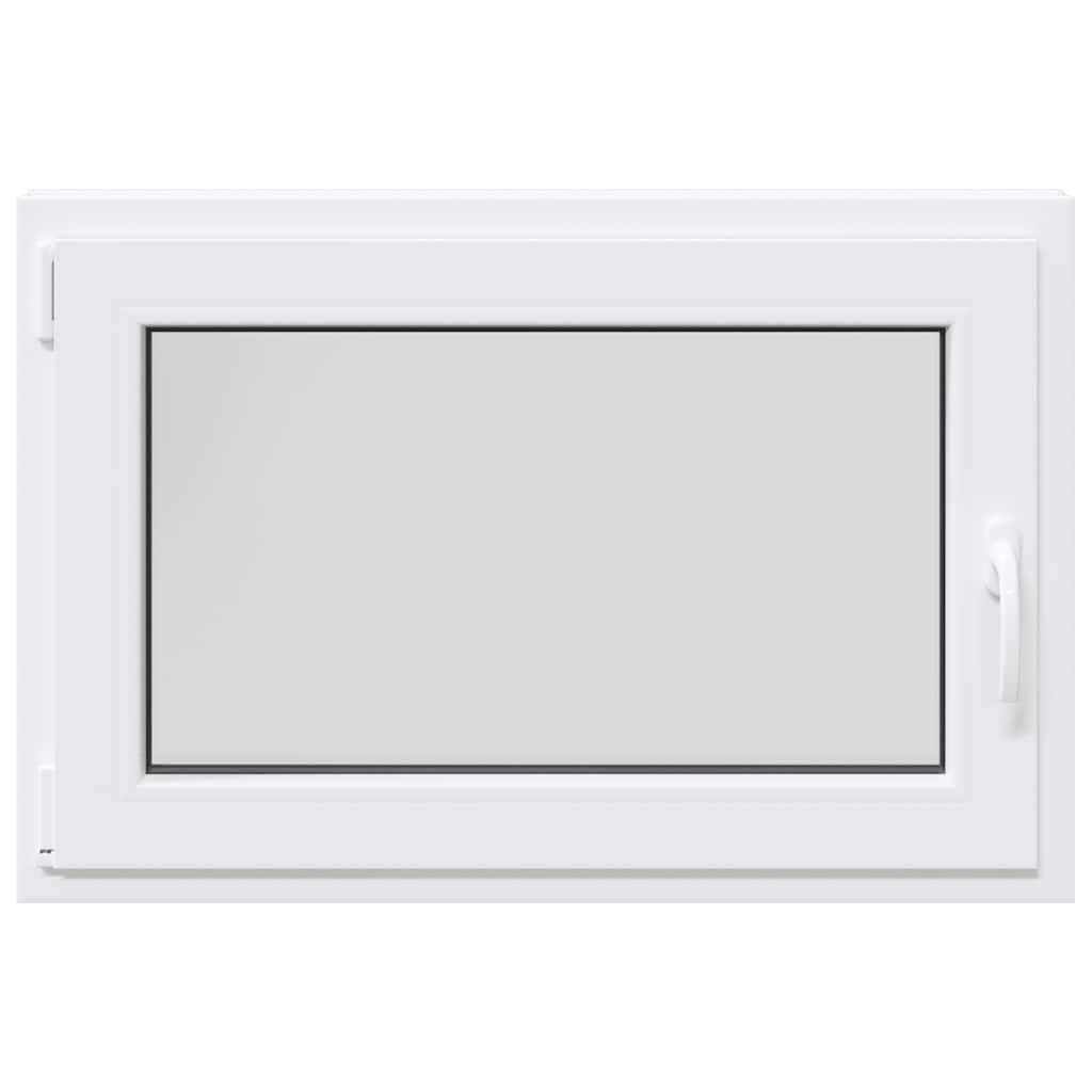 vidaXL Kellerfenster RISOR 90x60 cm Dreh Kipp DIN Links Weiß - Image 5