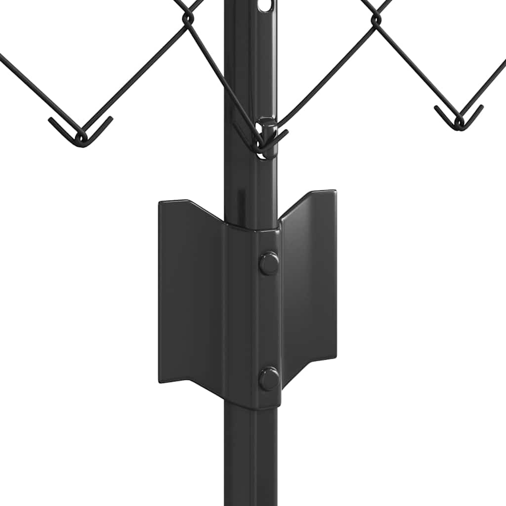 vidaXL Zaun mit Pfosten Grau 0,8 x 25 m Stahl - Image 6