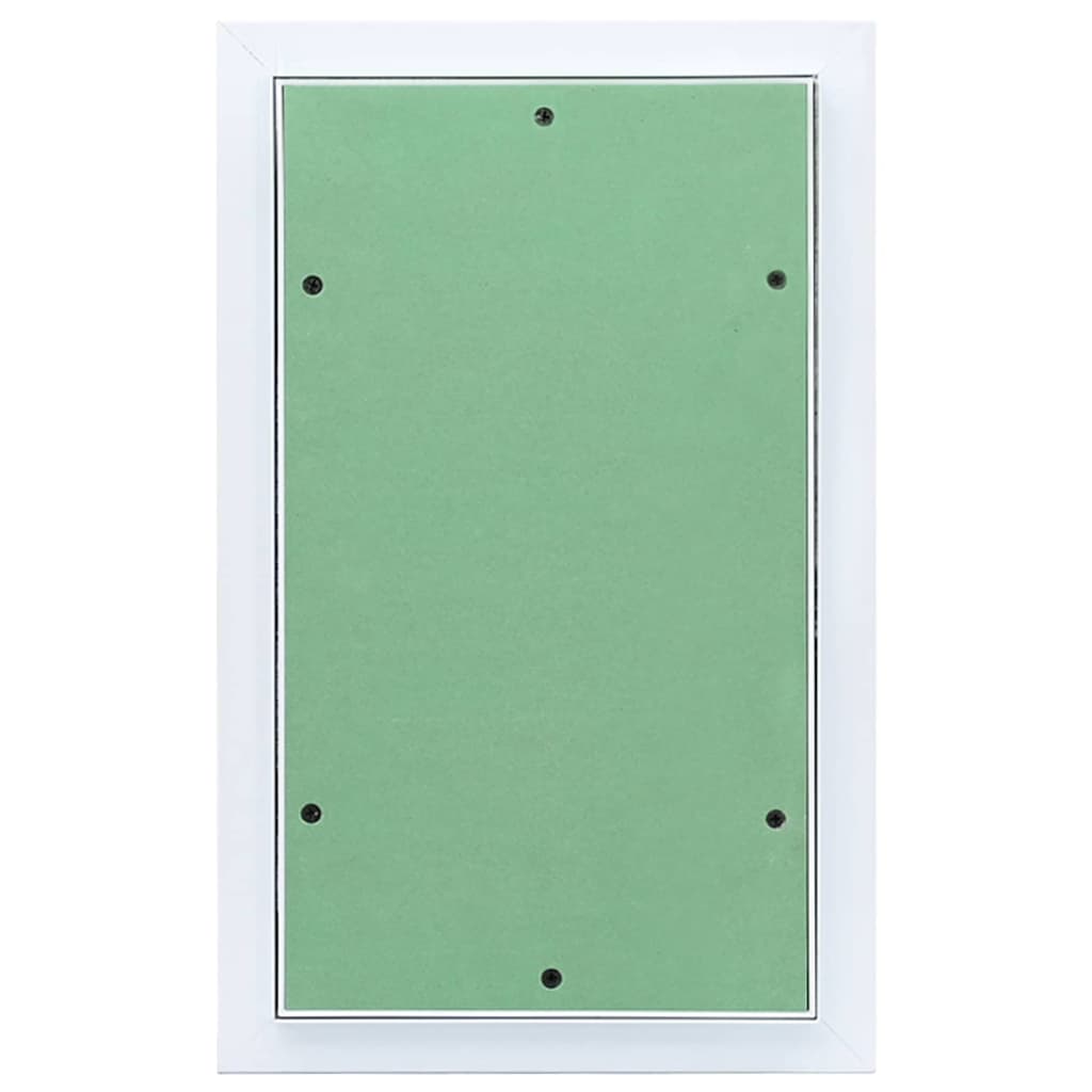 vidaXL Zugangstür Weiß 30 x 45 cm Aluminium und Gipskarton - Image 5