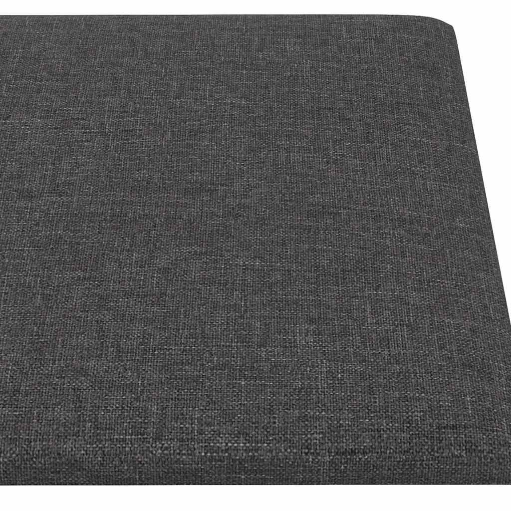 vidaXL Wandpaneele 12 Stk. Dunkelgrau 60x30 cm Stoff 2,16 m² - Image 6