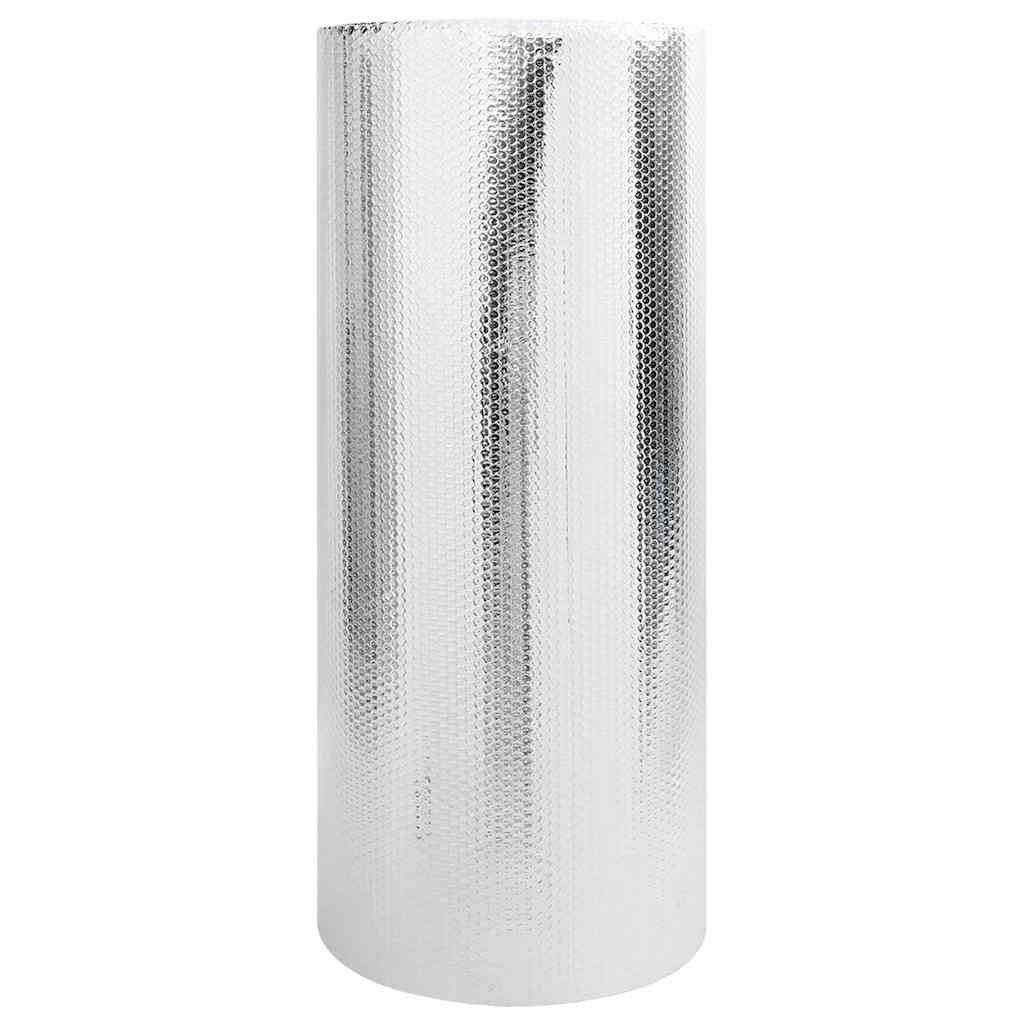vidaXL Heizkörper-Reflektorfolie Silber 1 x 15 m Aluminium