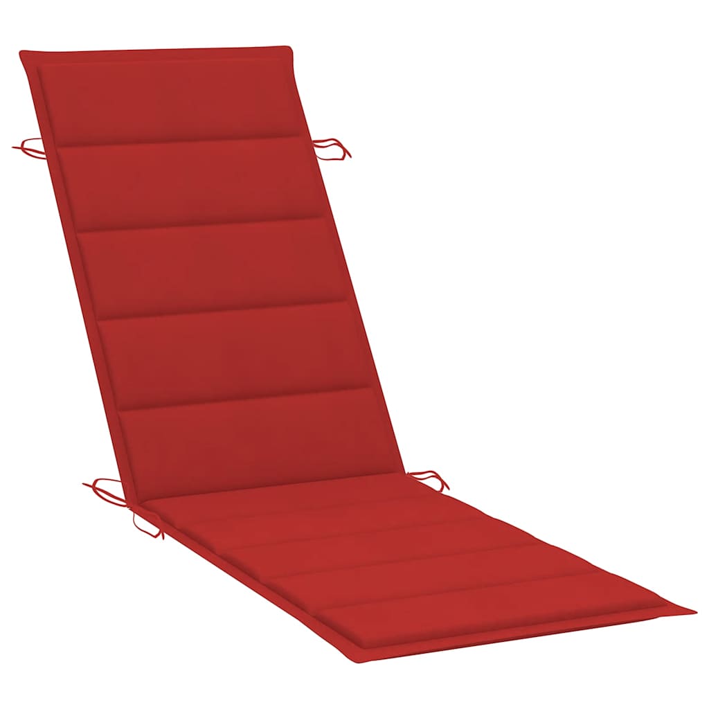 vidaXL Sonnenliege mit Tisch und Auflage Massivholz Akazie - Image 5