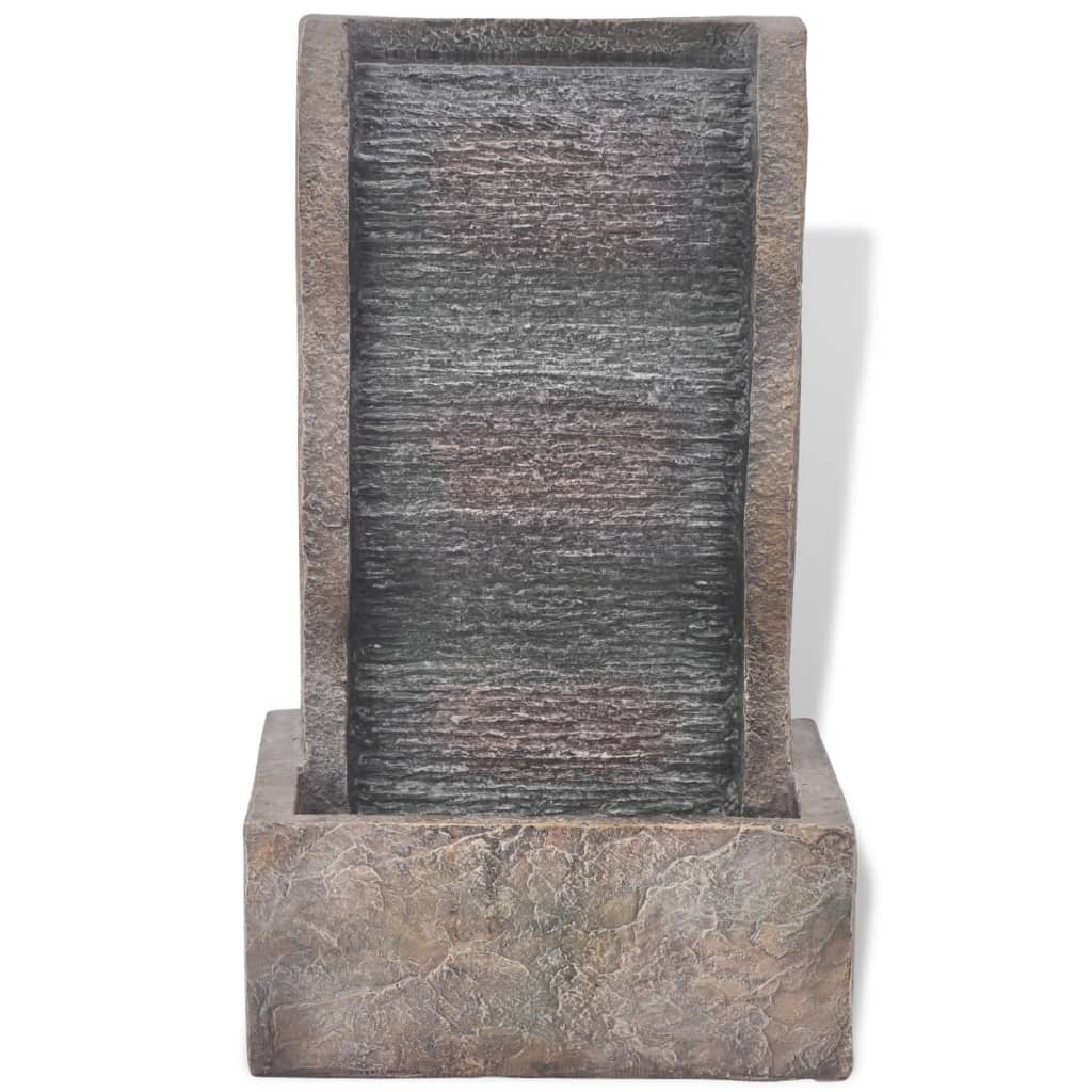 vidaXL Zimmerbrunnen mit LED-Licht Polyresin - Image 4