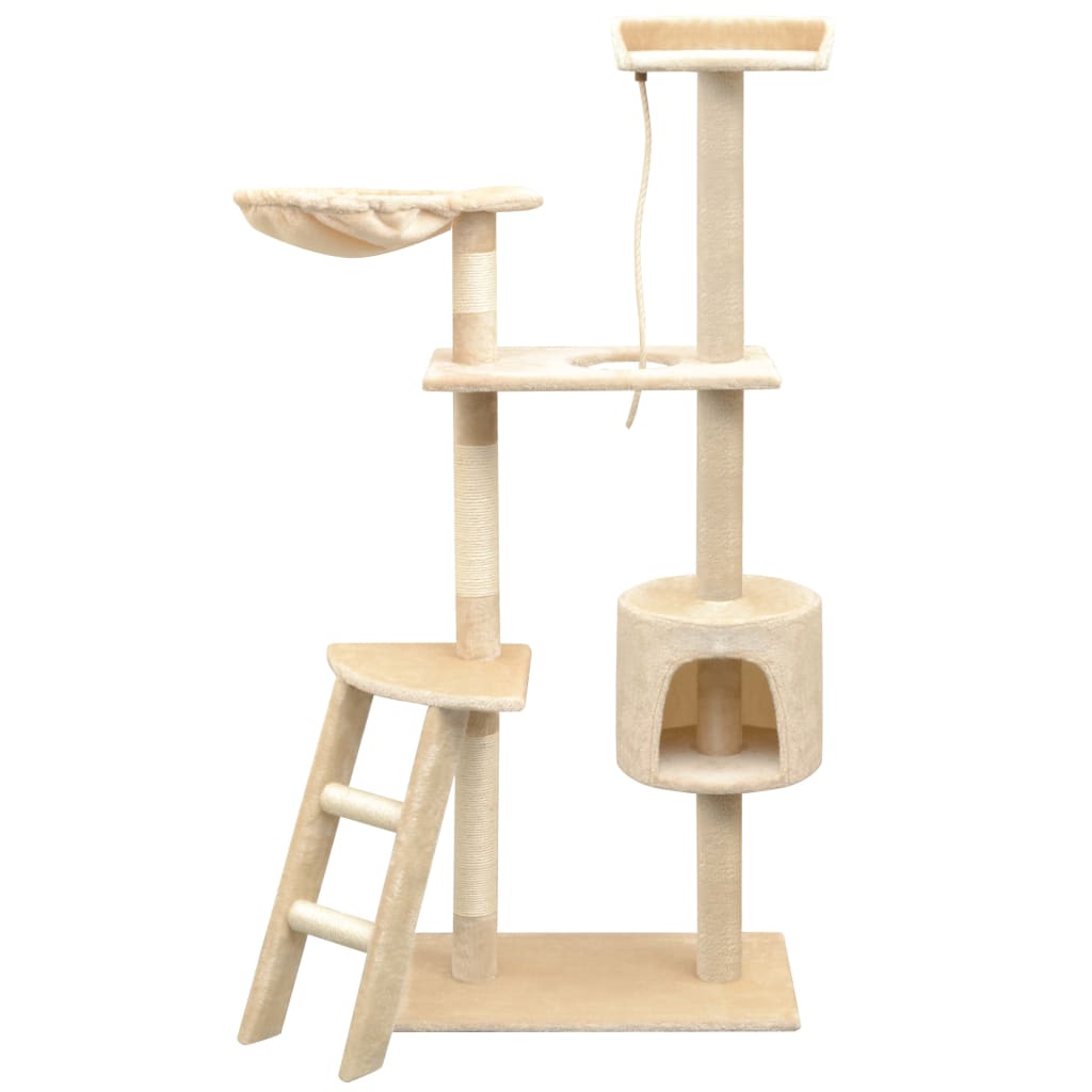 vidaXL Katzen-Kratzbaum Sisal 150 cm Beige