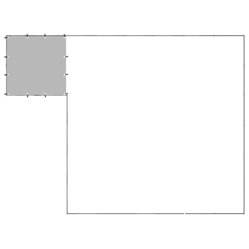 vidaXL Hundezwinger Schwarz 12,1 m² Stahl - Image 4