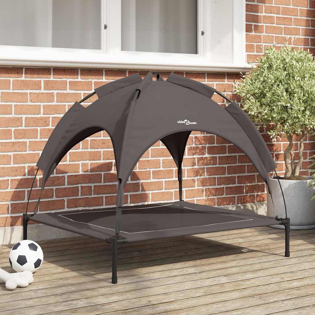vidaXL Hundebett Braun l Stahl