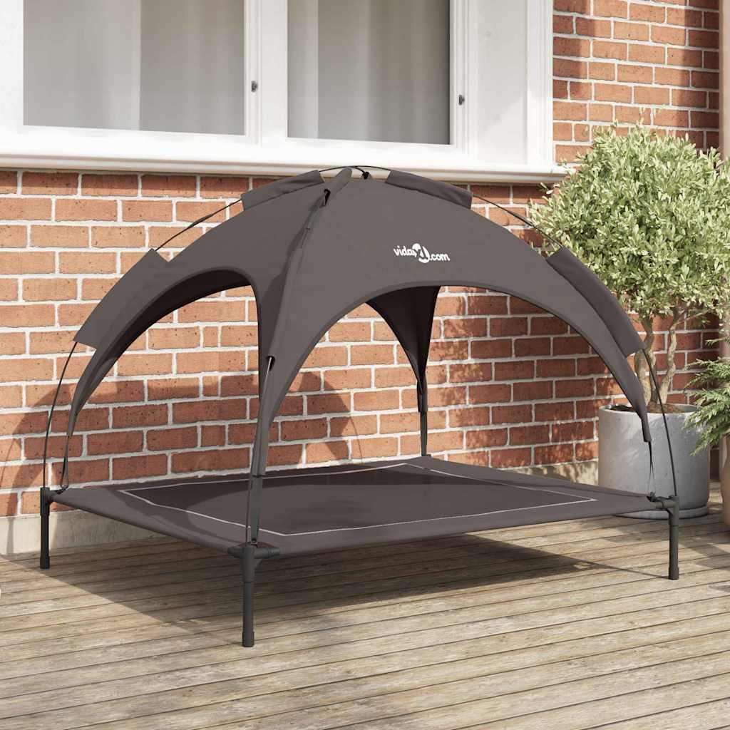 vidaXL Hundebett Braun xl Stahl