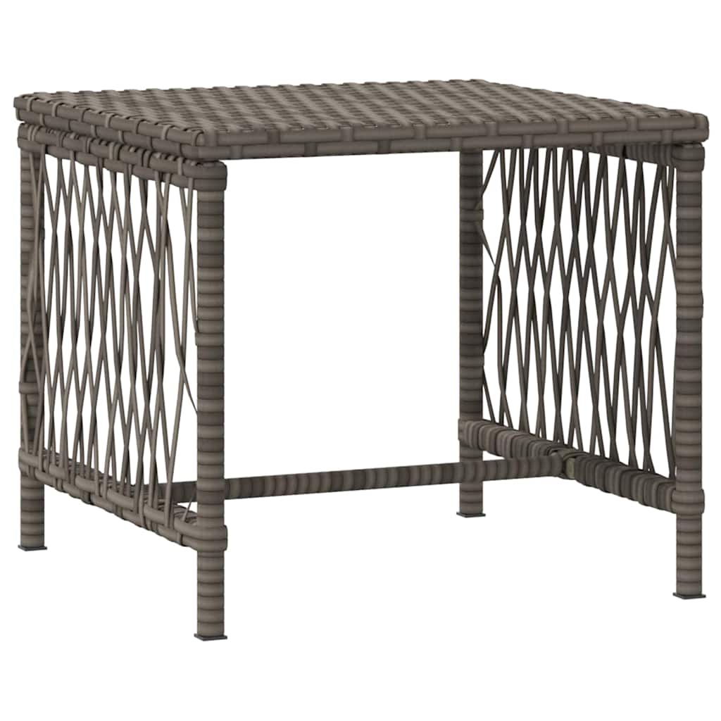 vidaXL Sonnenliege mit Kissen 2-Person 2 pcs Grau Poly-Rattan - Image 6