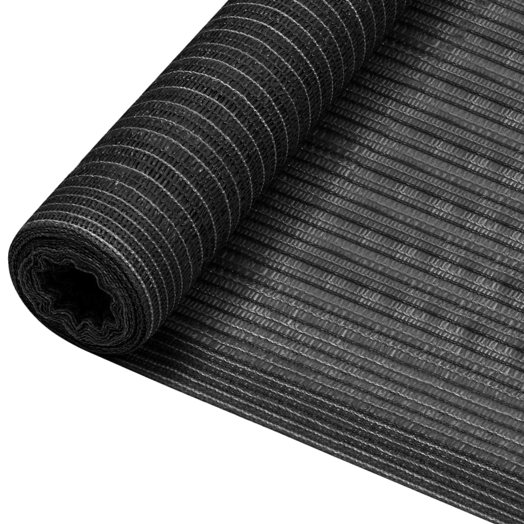 vidaXL Zaunblende Anthrazit 1,5x25 m HDPE 195 g/m²