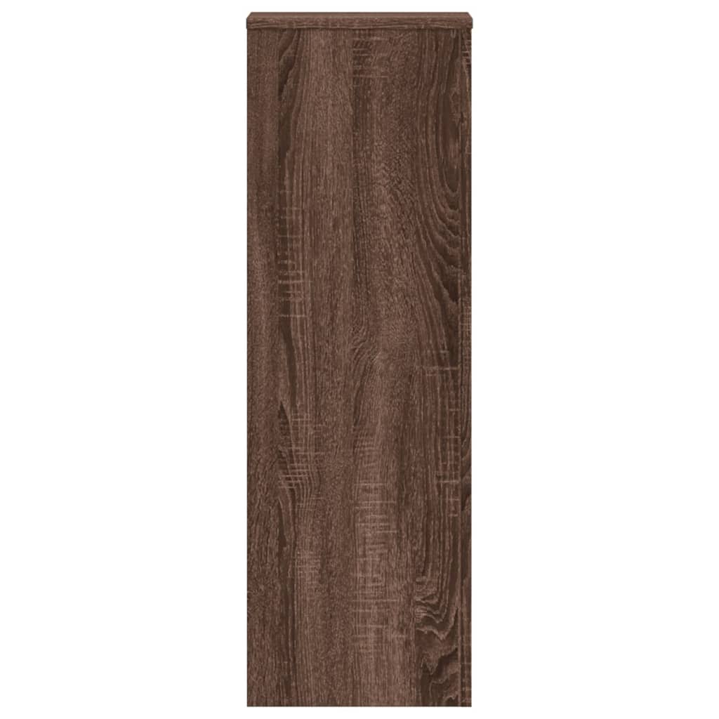 vidaXL Pflanzenständer 2 Stk. Eichen-Optik 33x33x100 cm Holzwerkstoff - Image 4