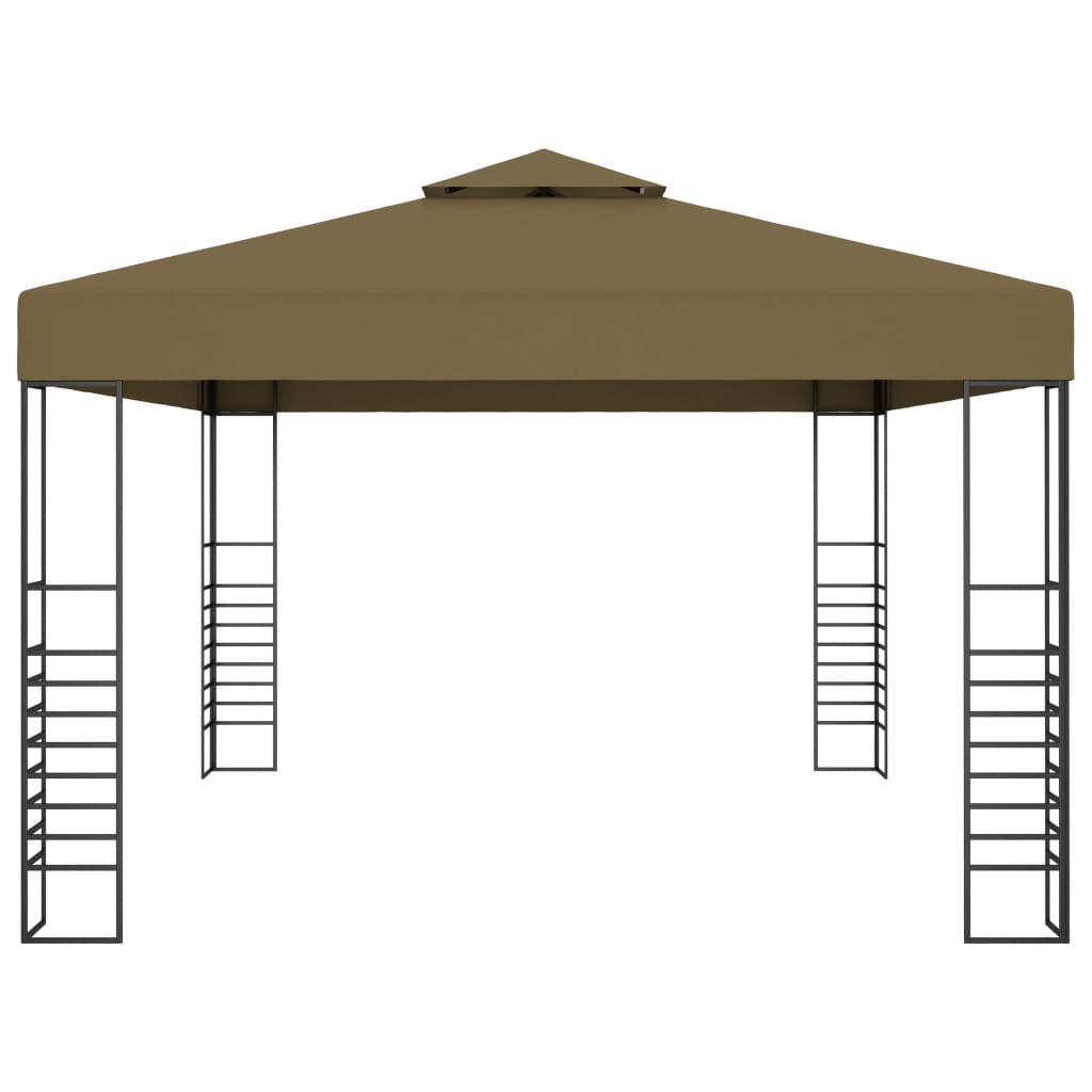 vidaXL Pavillon 3x4 m Taupe 180 g/m² - Image 3