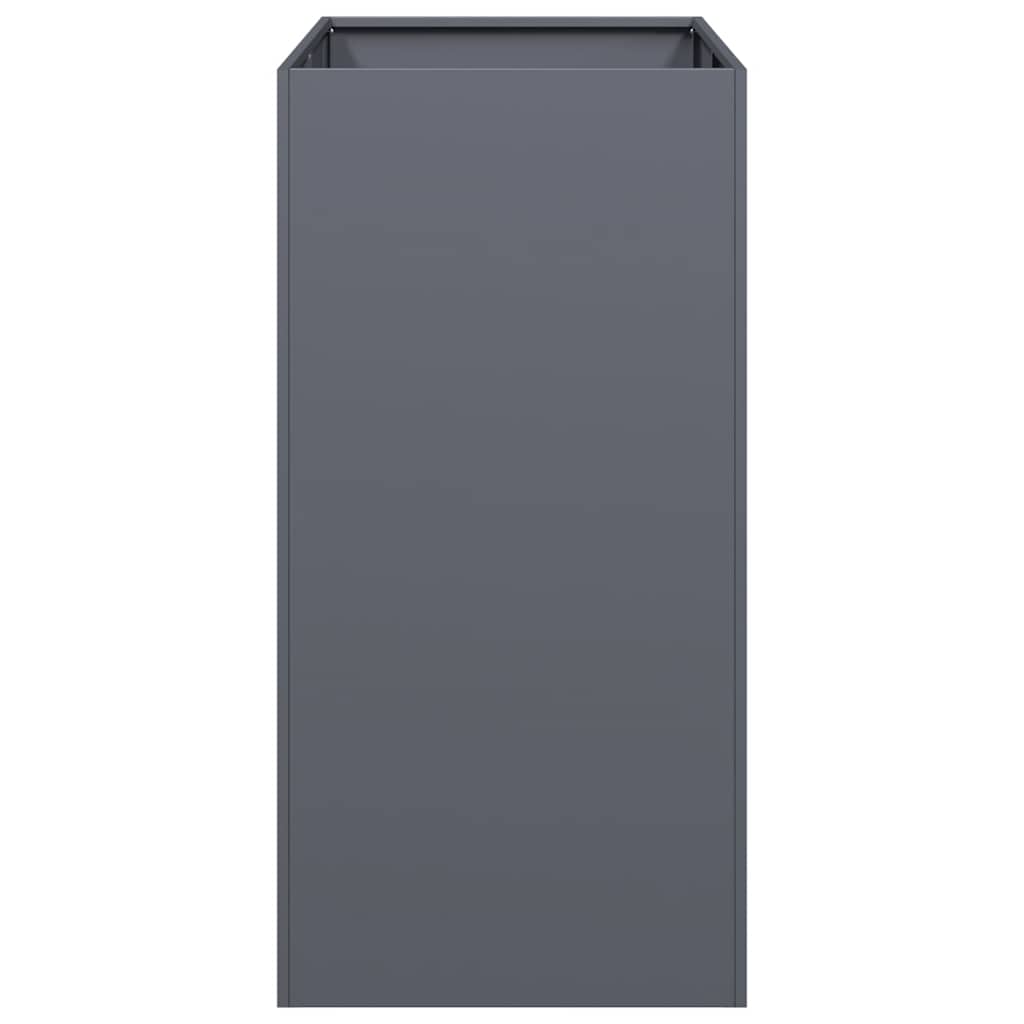 vidaXL Pflanzgefäß Anthrazit 40x80x80 cm Stahl - Image 4