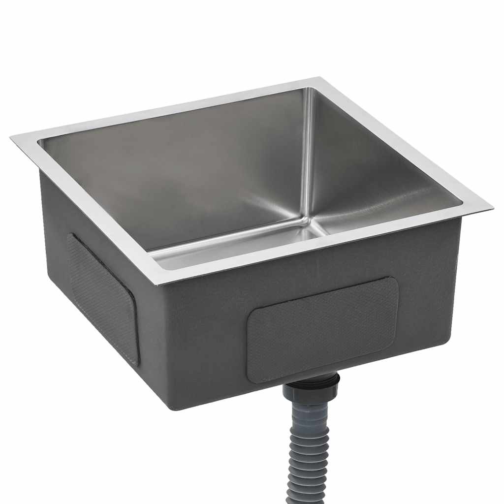 vidaXL Handgefertigte Küchenspüle Edelstahl - Image 4