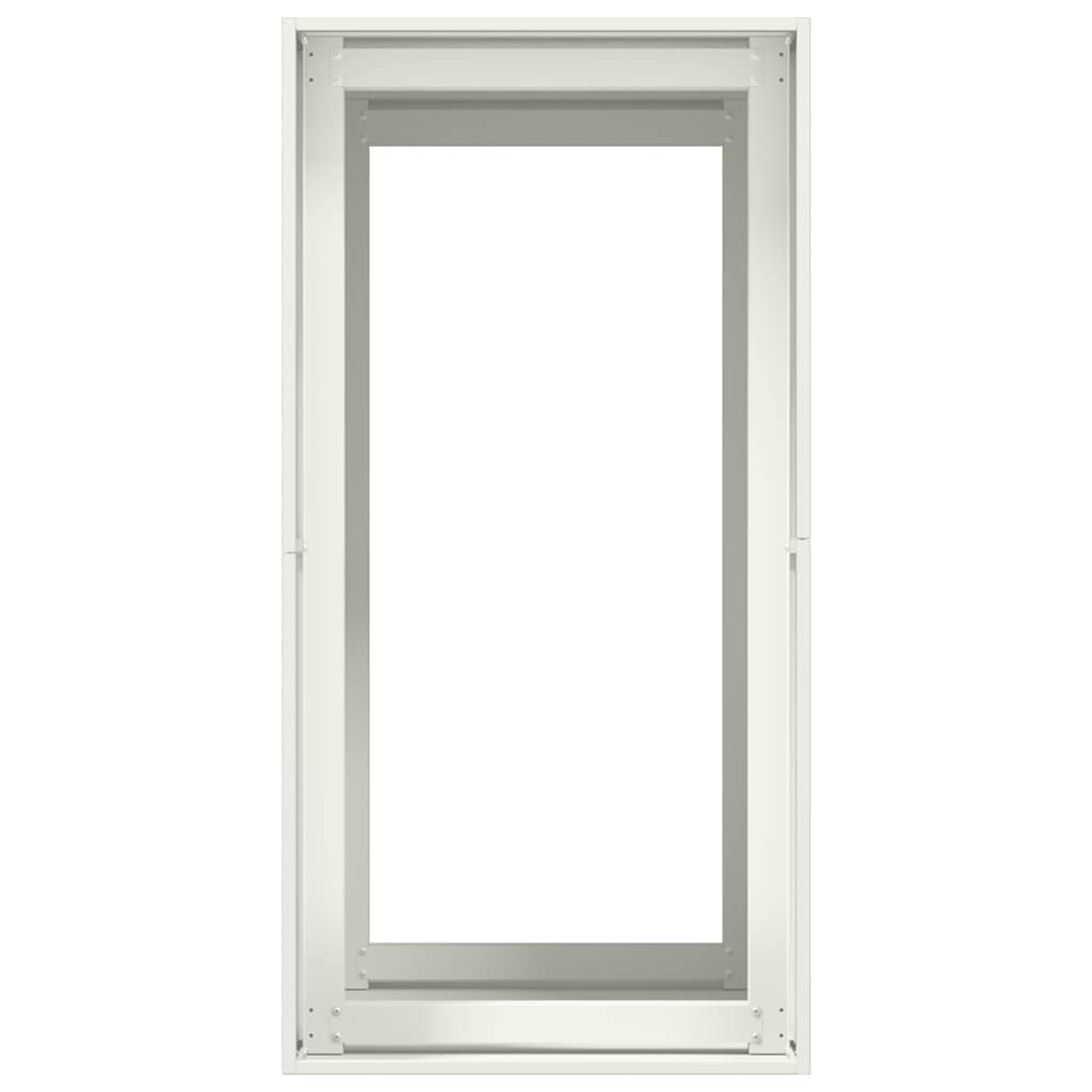 vidaXL Pflanzgefäß Weiß 40x80x80 cm Stahl - Image 5