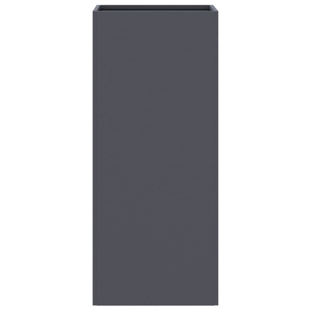 vidaXL Pflanzkübel Anthrazit 32x29x75 cm Stahl - Image 5