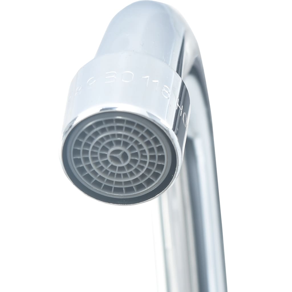 vidaXL Gastro-Handwaschbecken mit Wasserhahn Edelstahl - Image 4