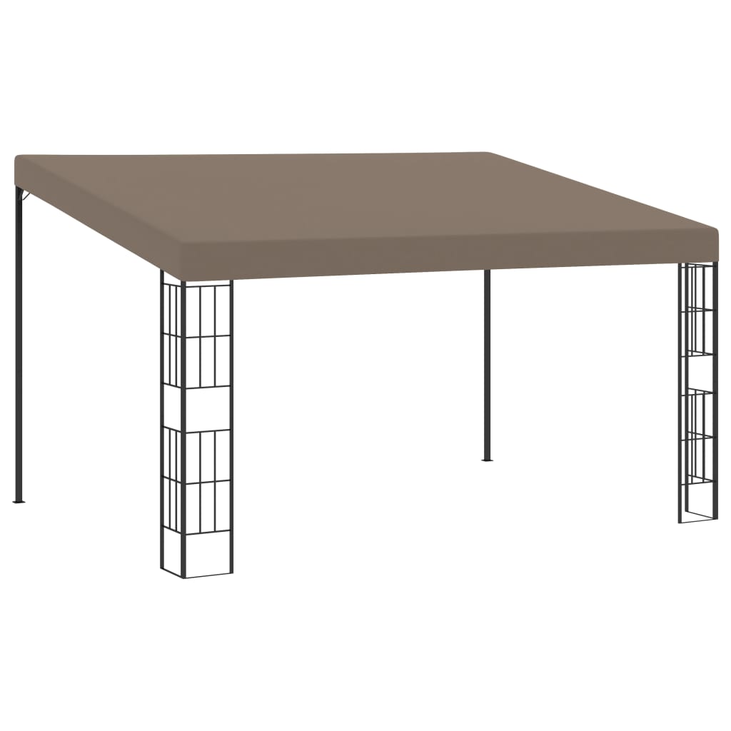 vidaXL Wand-Pavillon 4x3 m Taupe Stoff