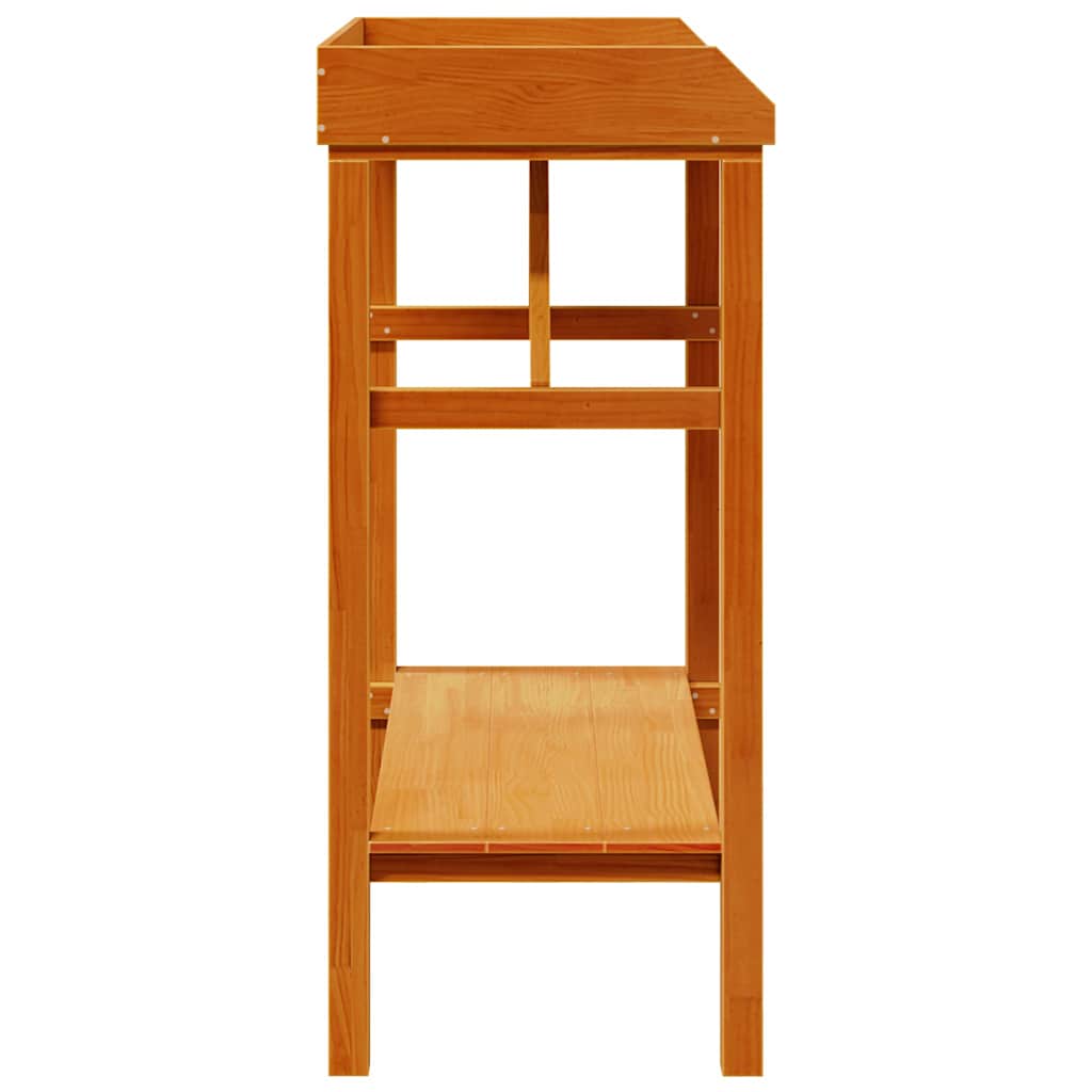 vidaXL Pflanzenständer Braun 75 x 40 x 90 cm Massivholz Kiefer - Image 6