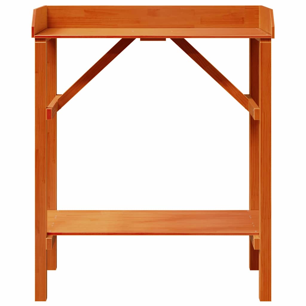 vidaXL Pflanzenständer Braun 75 x 40 x 90 cm Massivholz Kiefer - Image 5