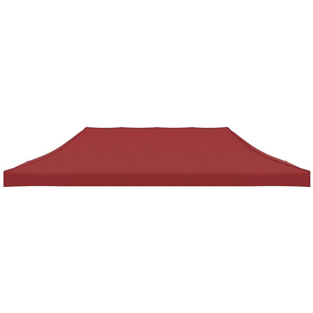 vidaXL Partyzelt-Dach 6x3 m Burgunderrot 270 g/m² - Image 3