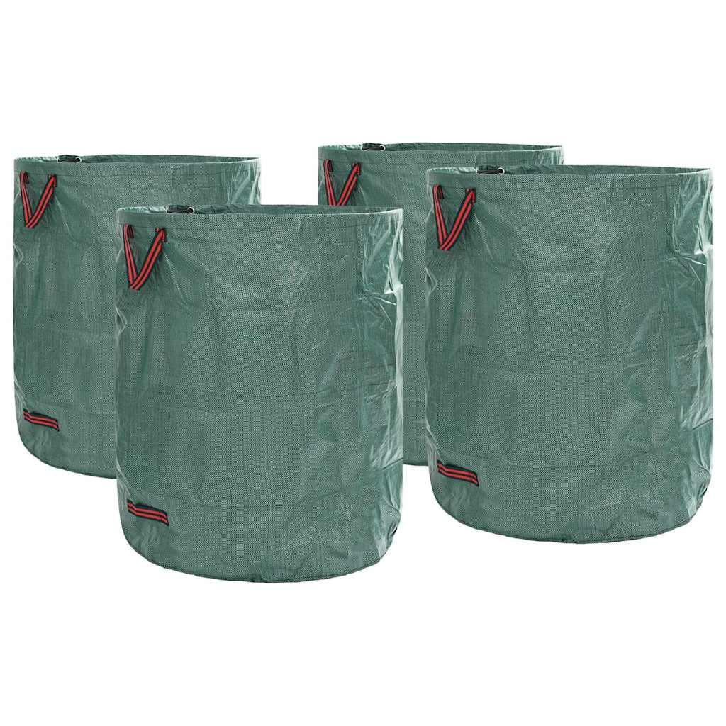 vidaXL Gartenmüllsäcke 4 pcs Grün 79 x 79 x 99.5 cm Polypropylen