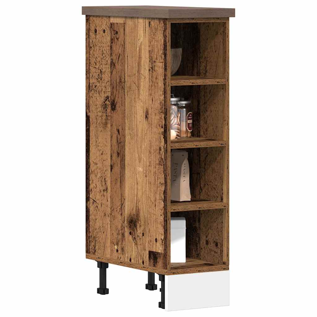 vidaXL Unterschrank Altholz-Optik 20x44,5x81,5 cm Holzwerkstoff