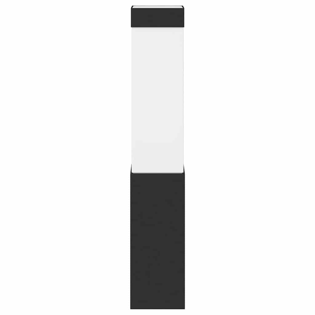 vidaXL Außenwandlampen 2 pcs Schwarz 10.5 x 6 x 35 cm Edelstahl - Image 4