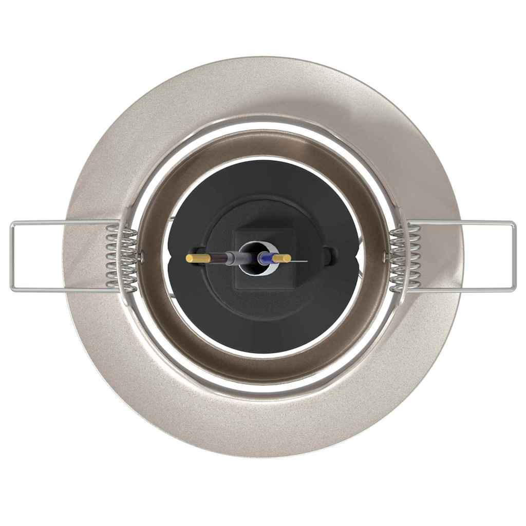 vidaXL Spotlights mit Strahlern 12 pcs Silber 9 x 9 cm Metall - Image 6