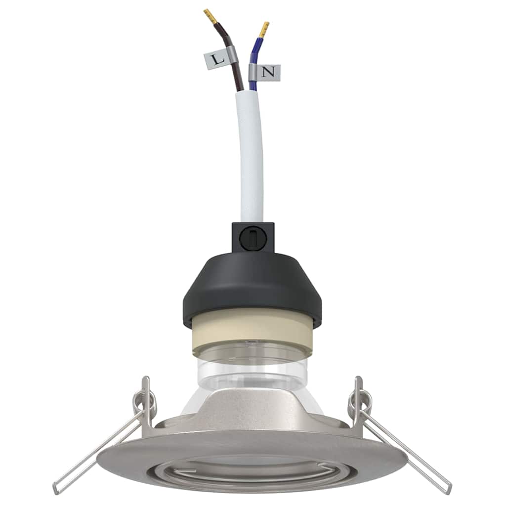 vidaXL Spotlights mit Strahlern 12 pcs Silber 9 x 9 cm Metall - Image 3