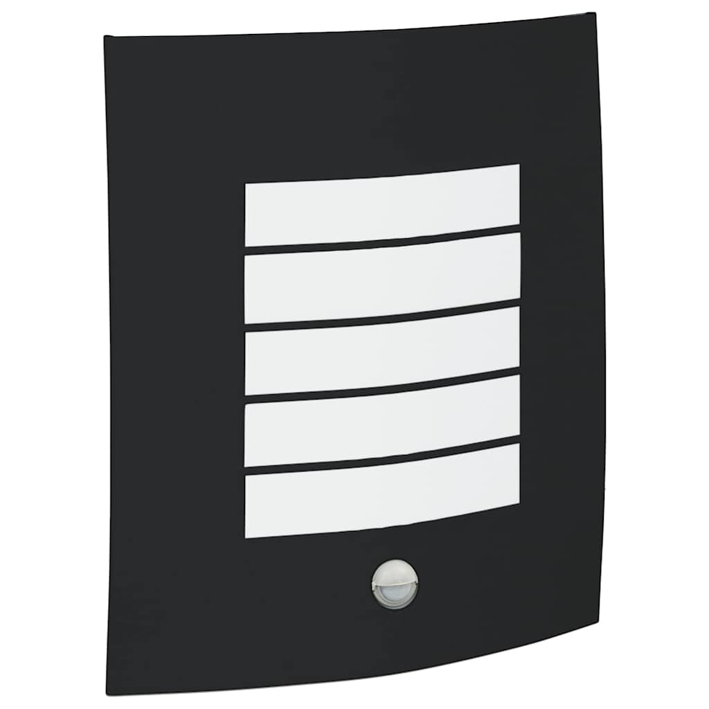 vidaXL Außenwandlampen 2 pcs Schwarz 23.5 x 10.5 x 26 cm Edelstahl - Image 3