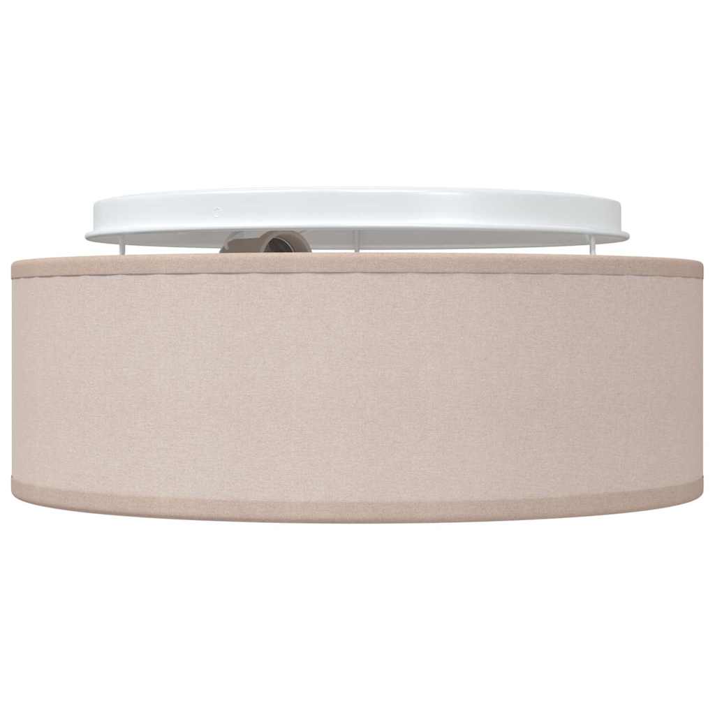 vidaXL Deckenlampe Taupe 30 x 13.5 cm Stoff - Image 3